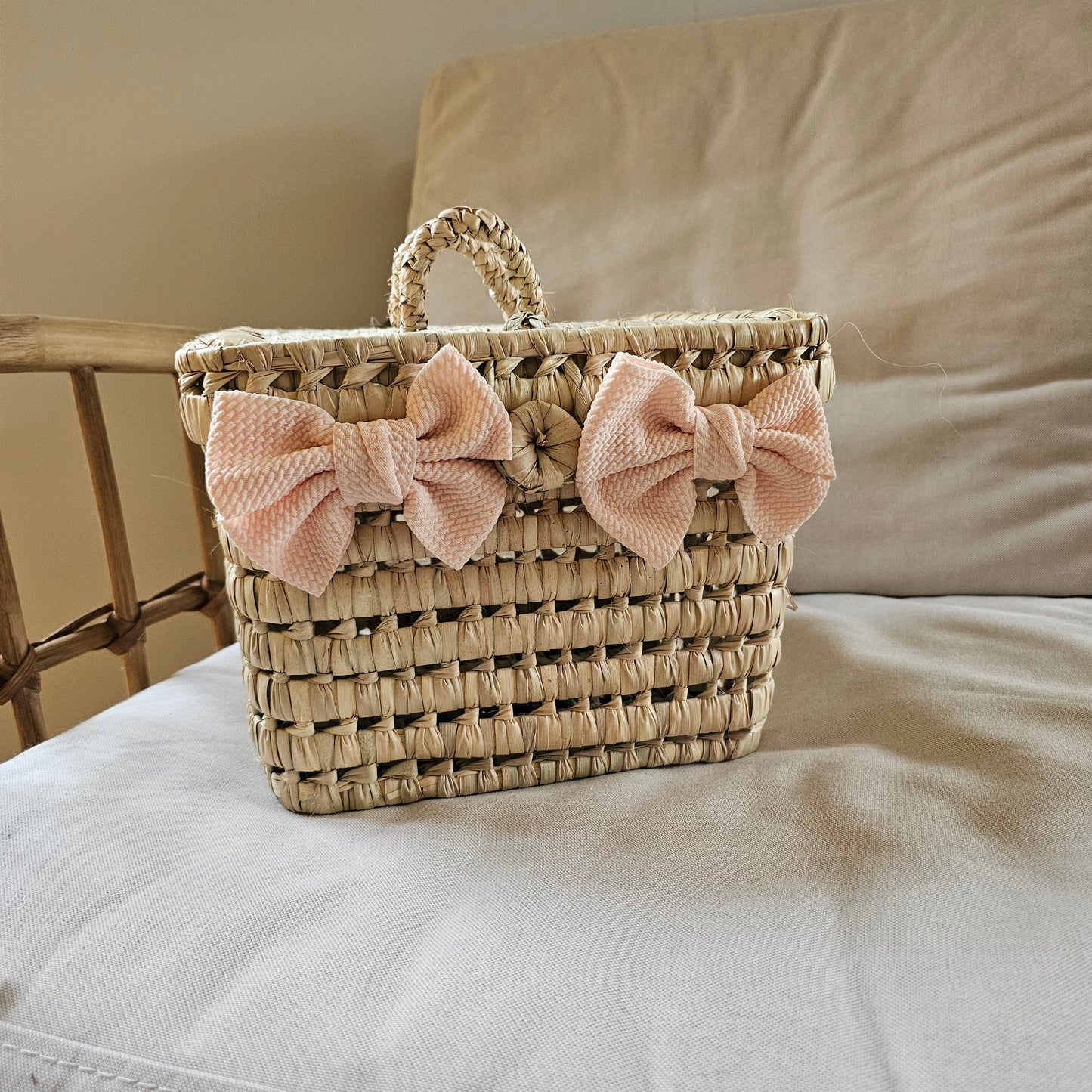 Koffertje strik zalm