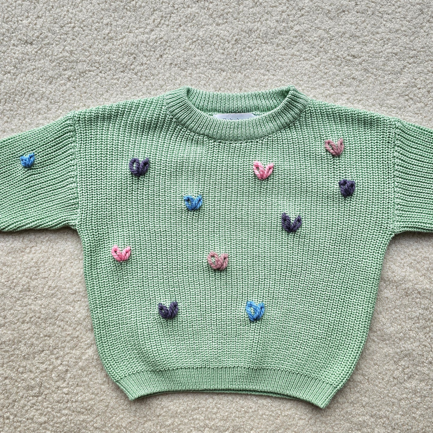 Sweater hartjes 12M/18M