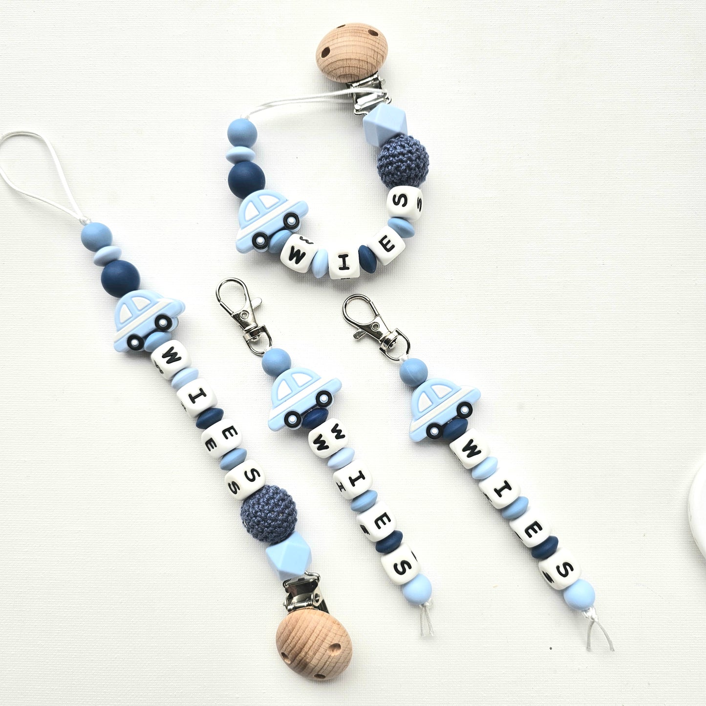 Speenkoord met naam Auto