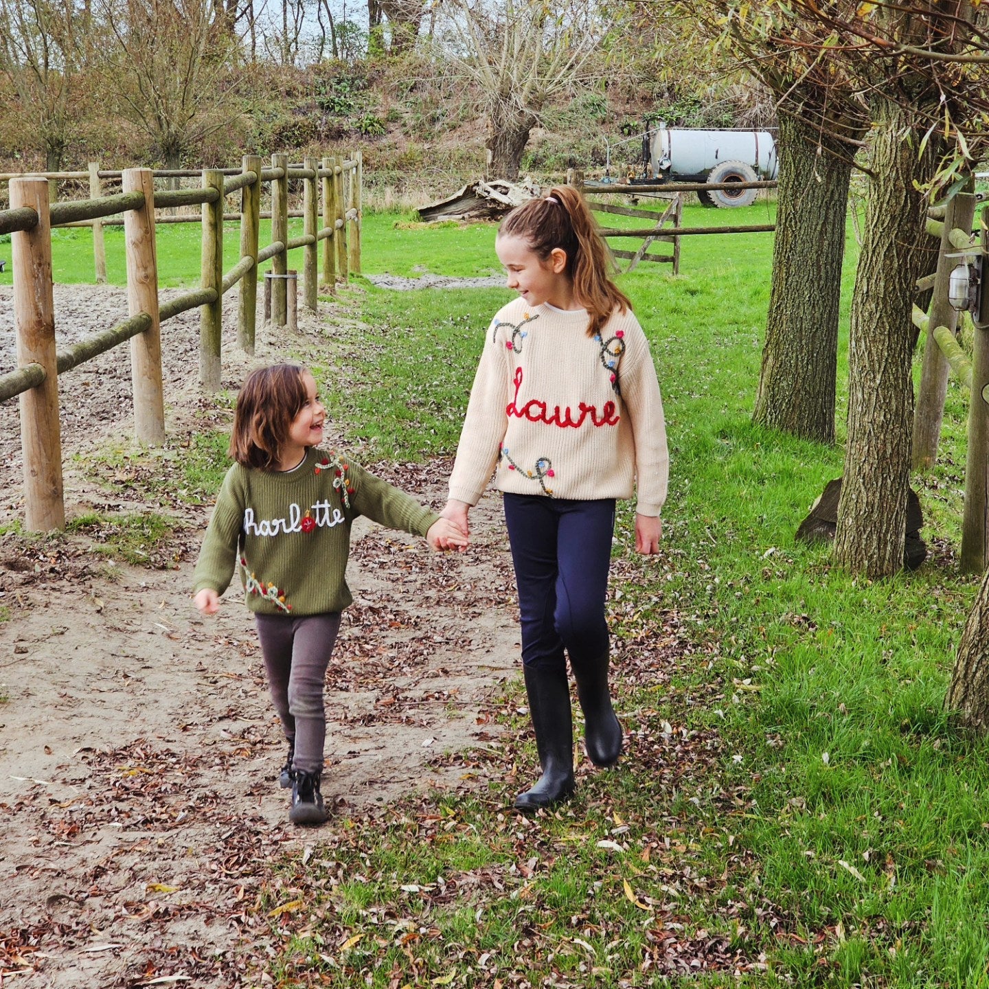 Kersttrui naam + lichtjesnoer