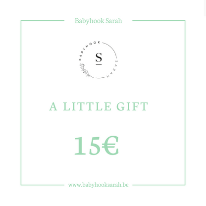 Babyhook Sarah cadeaubon