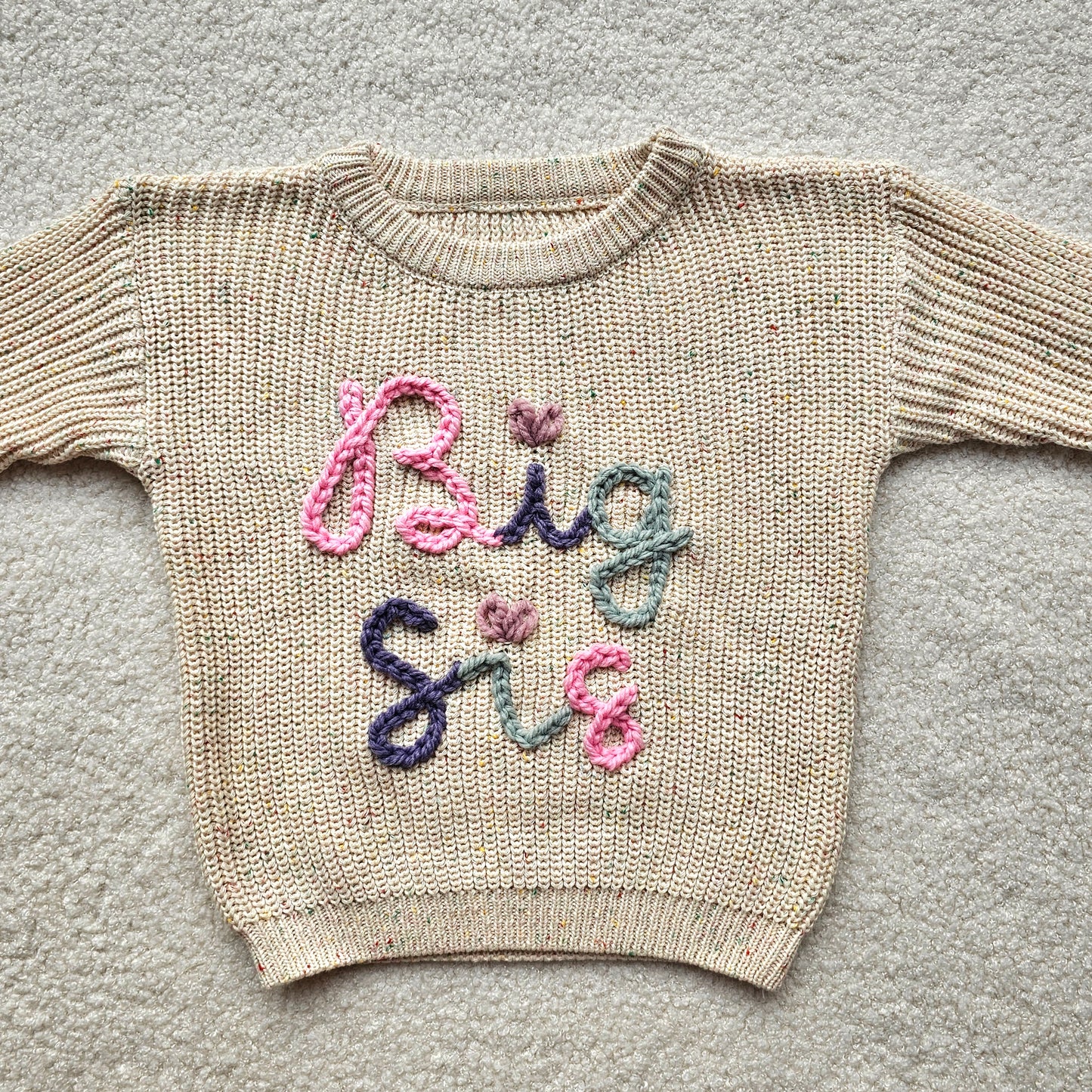 Big Sis pastel 12/18M