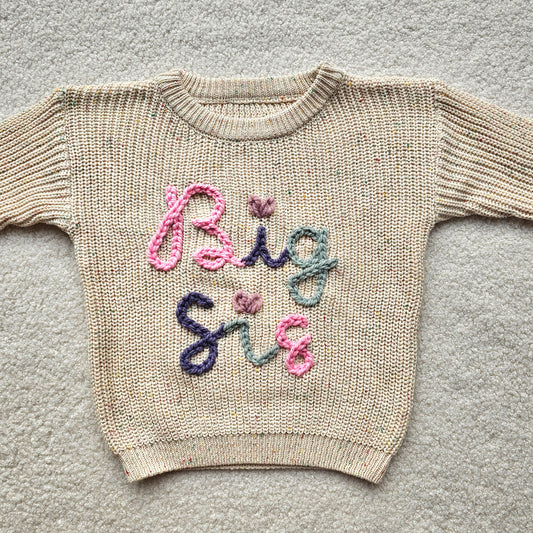 Big Sis pastel 12/18M