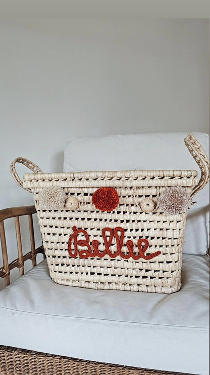 Koffer Billie (beige-roest-donkerbeige)