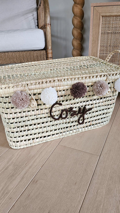 Koffer Cosy (donkerbeige-ecru-reebruin)