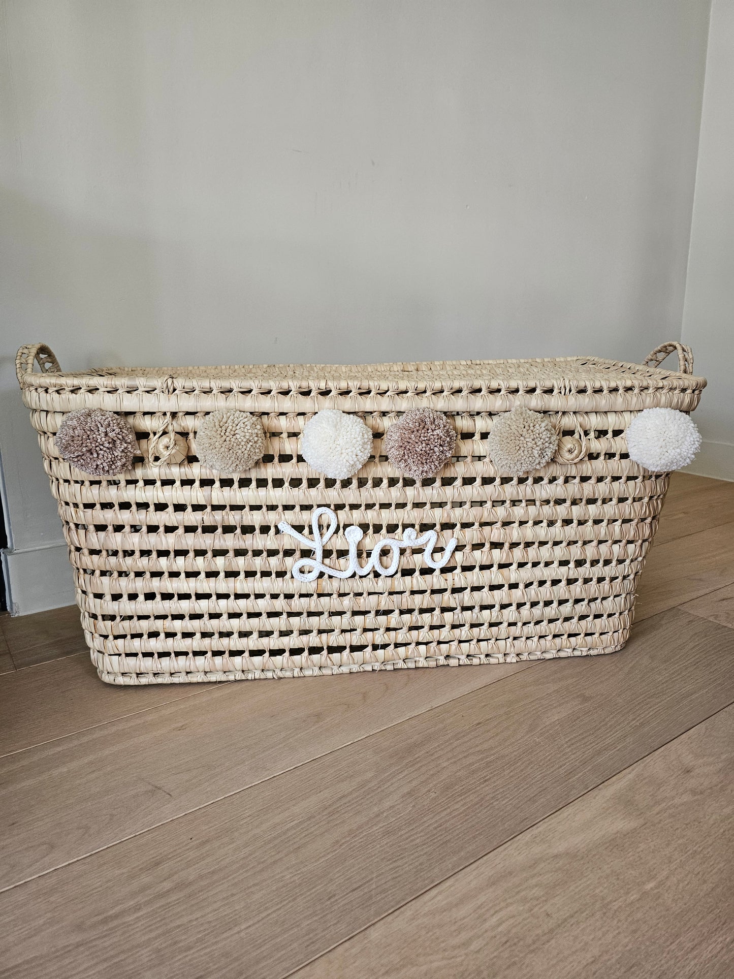 Koffer Morris (donkerbeige-beige-wit-ecru)