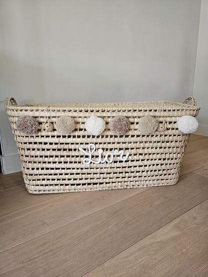 Koffer Morris (donkerbeige-beige-wit-ecru)