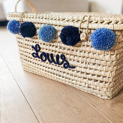 Koffer Louis (jeansblauw-donkerblauw)