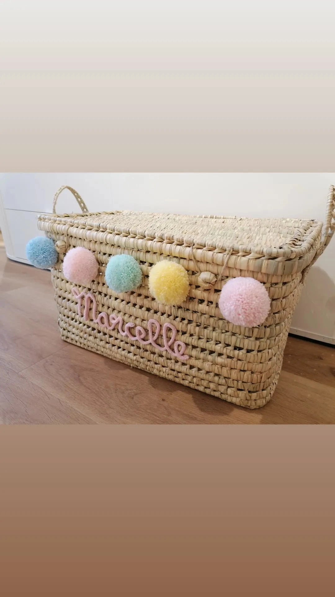 Koffer Marcelle (pastelkleuren)