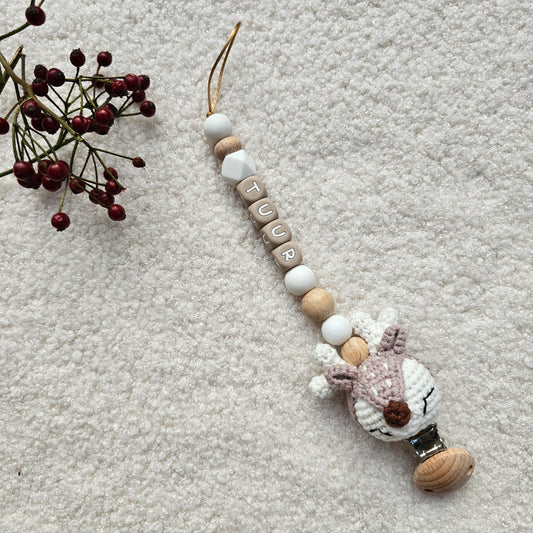 Speenkoord Hert gehaakt