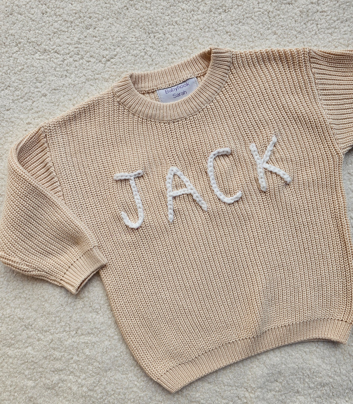 Sweater blokletters