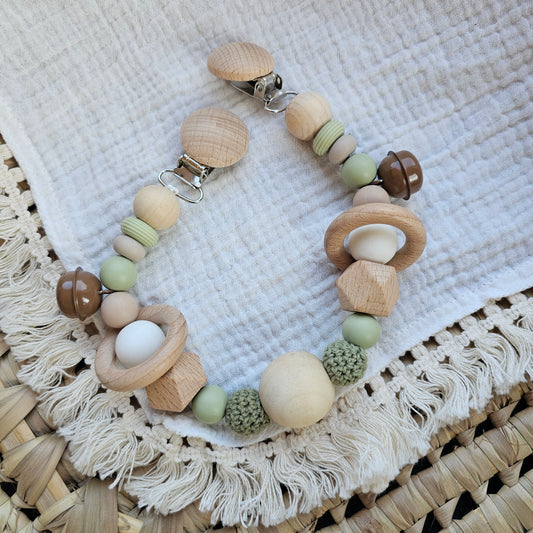 Wagenspanner groen/beige