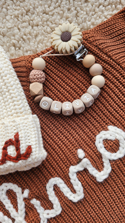 Speenkoord Bloemenclip