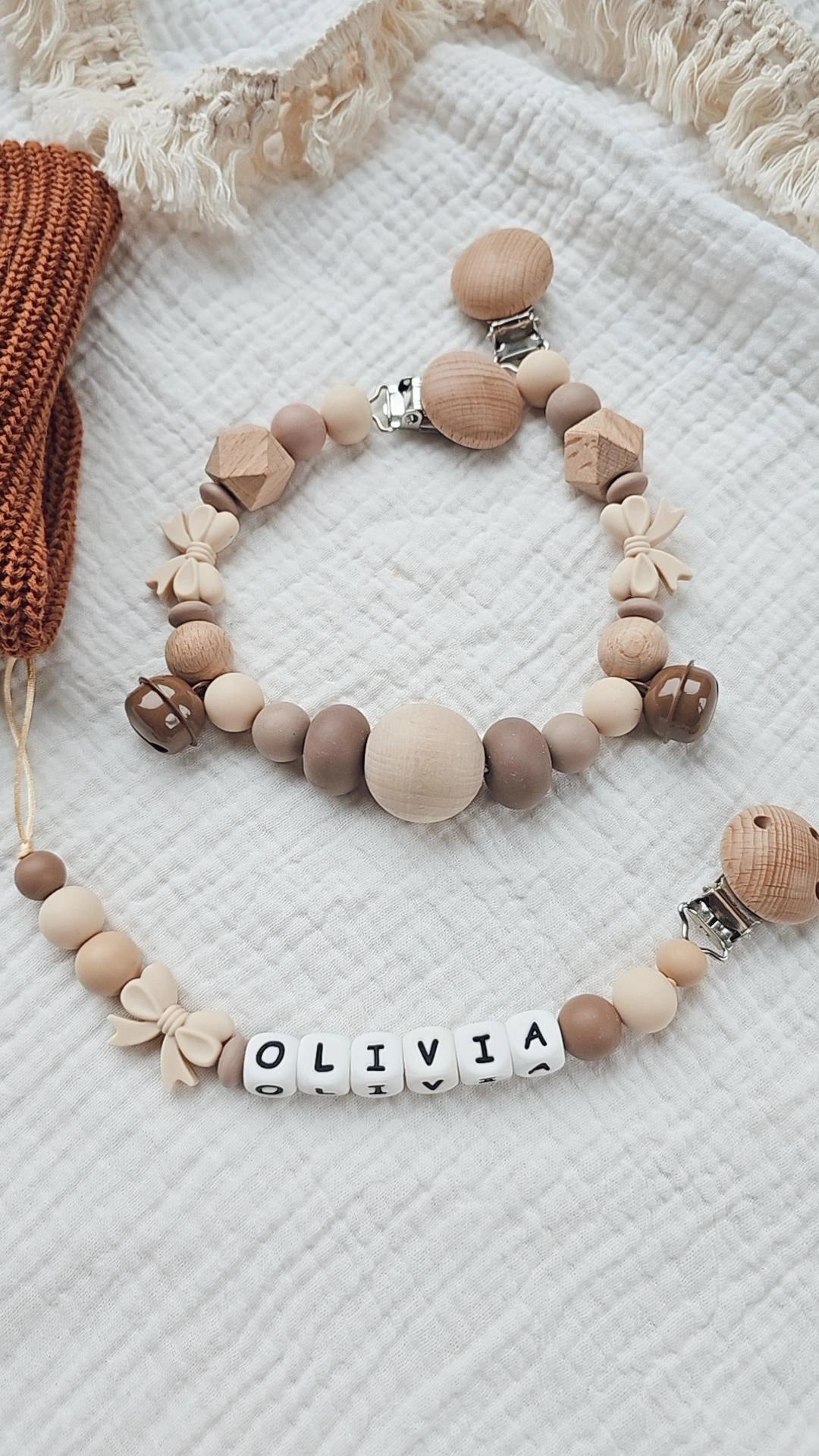 Wagenspanner beige/strik