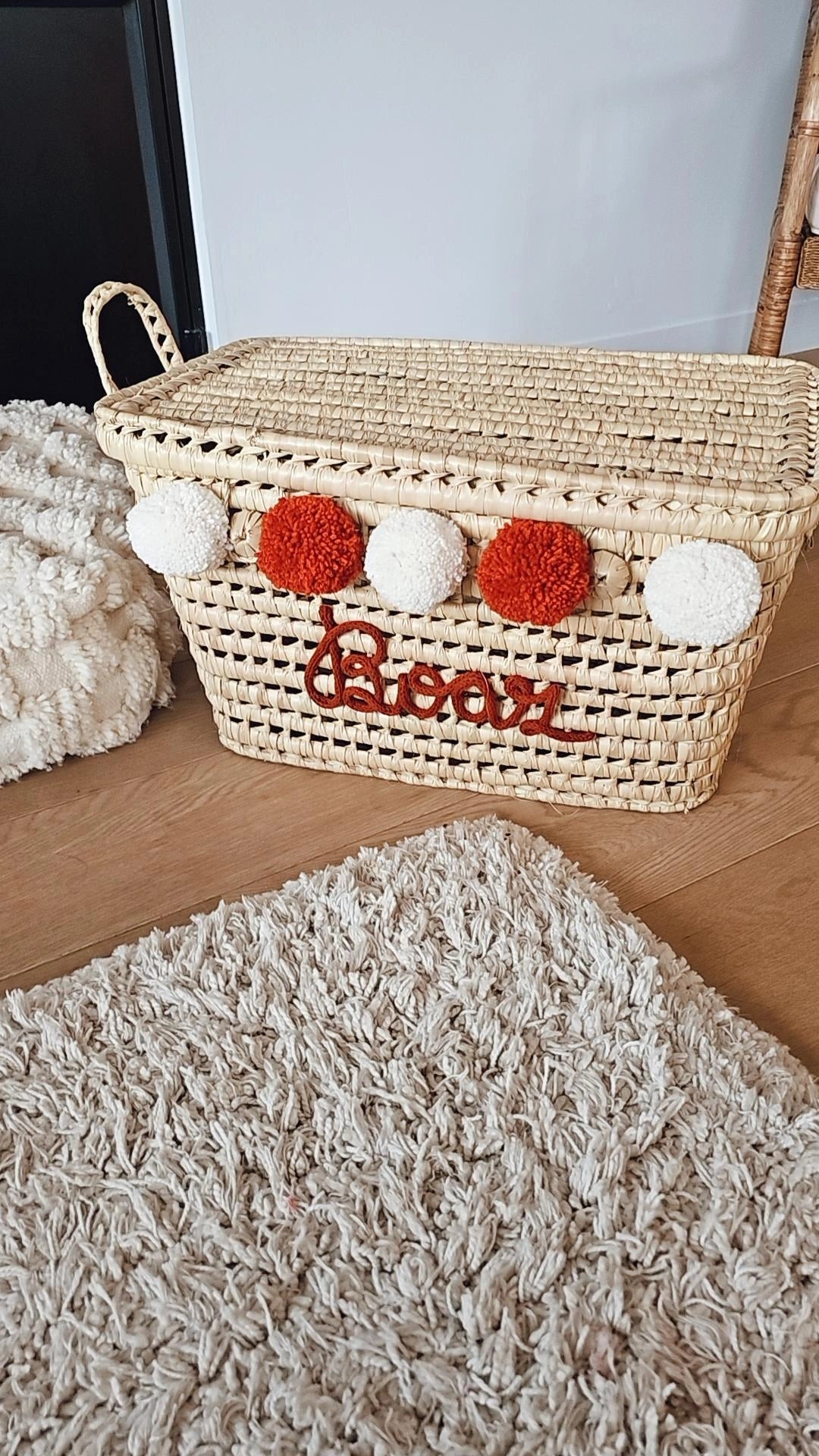Koffer Boaz (roest -ecru)