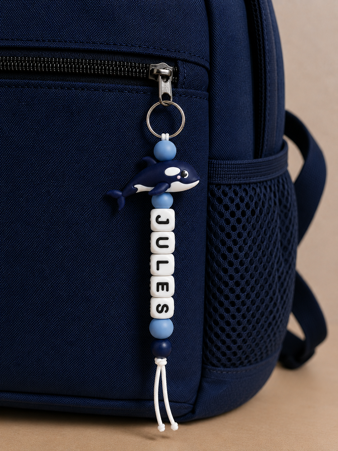 Sleutelhanger orka donkerblauw