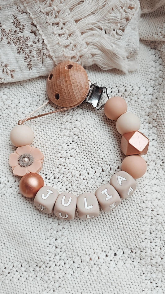 Speenkoord Bloem/brons