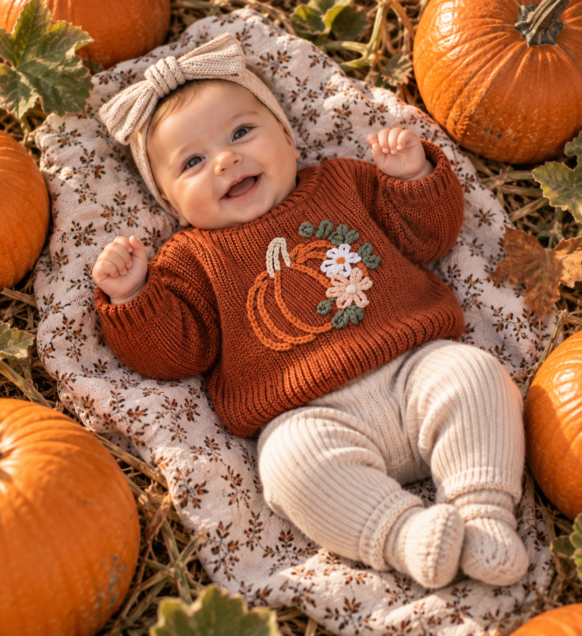 Sweater pompoen
